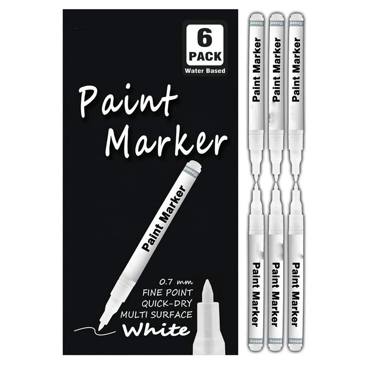 0.7mm Acrylic White Paint Marker