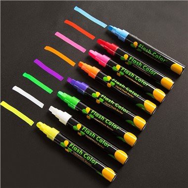 8 Pack 6mm Markers tal-Ġibs Likwidu