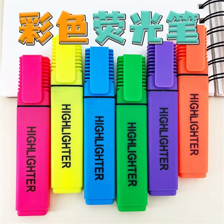 6 Kuluri Set Candy Kulur Highlighter Marker Pinna